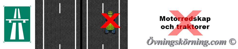 Förbud mot motorredskap och traktor